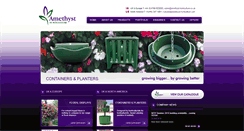 Desktop Screenshot of amethyst-horticulture.co.uk