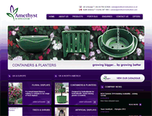 Tablet Screenshot of amethyst-horticulture.co.uk
